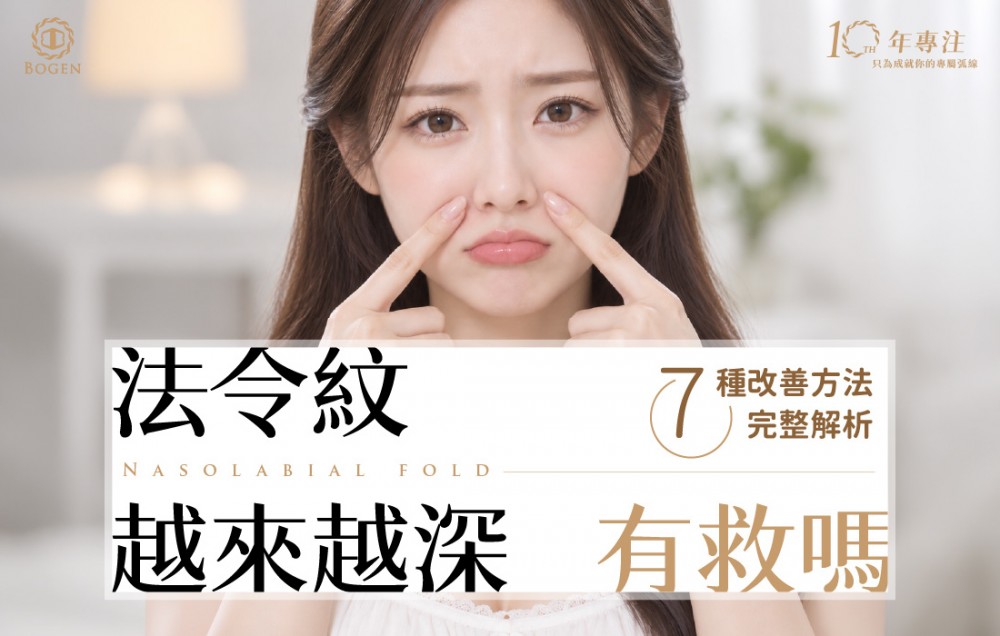 法令紋越來越深有救嗎?7種改善方法完整解析,伯恩妍